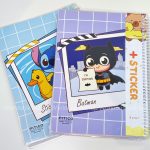 دفتر مجلد استیکر دار