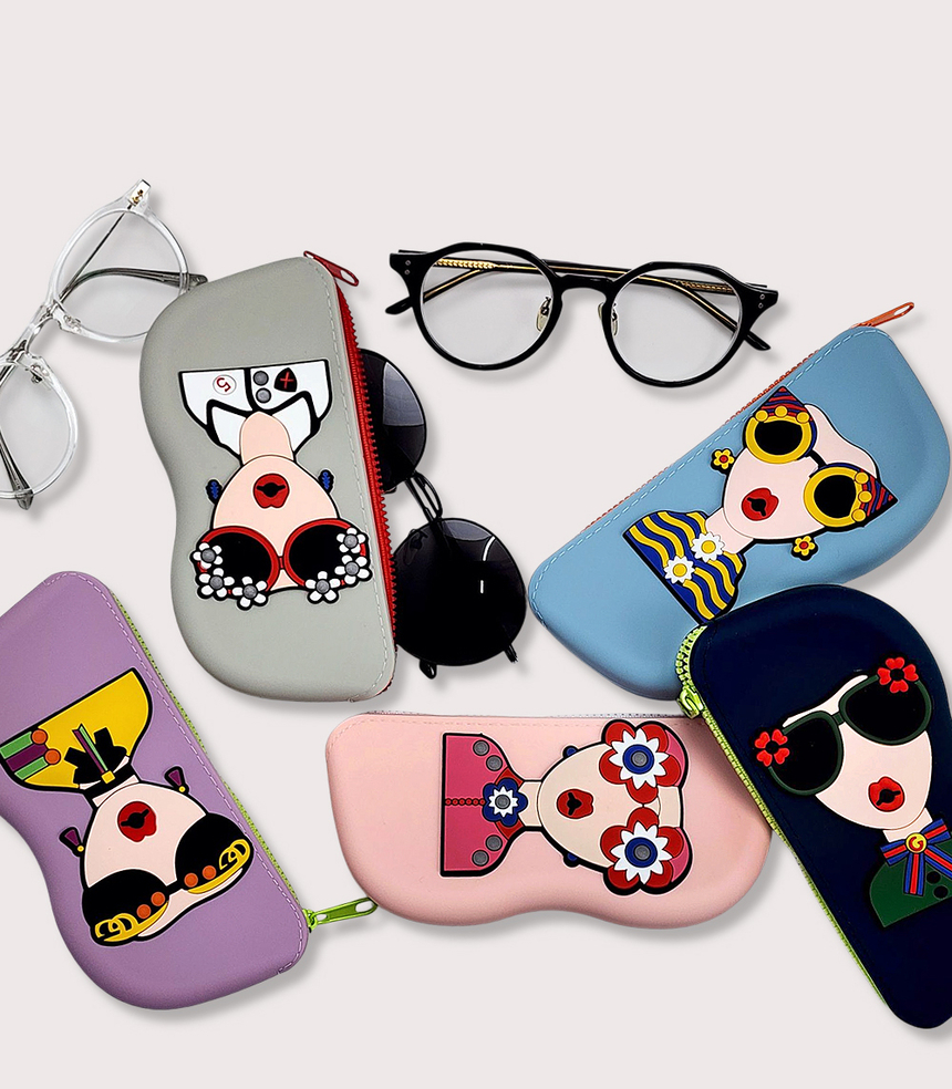 IMG_6016 کیف عینک طرح دختر - Image 1